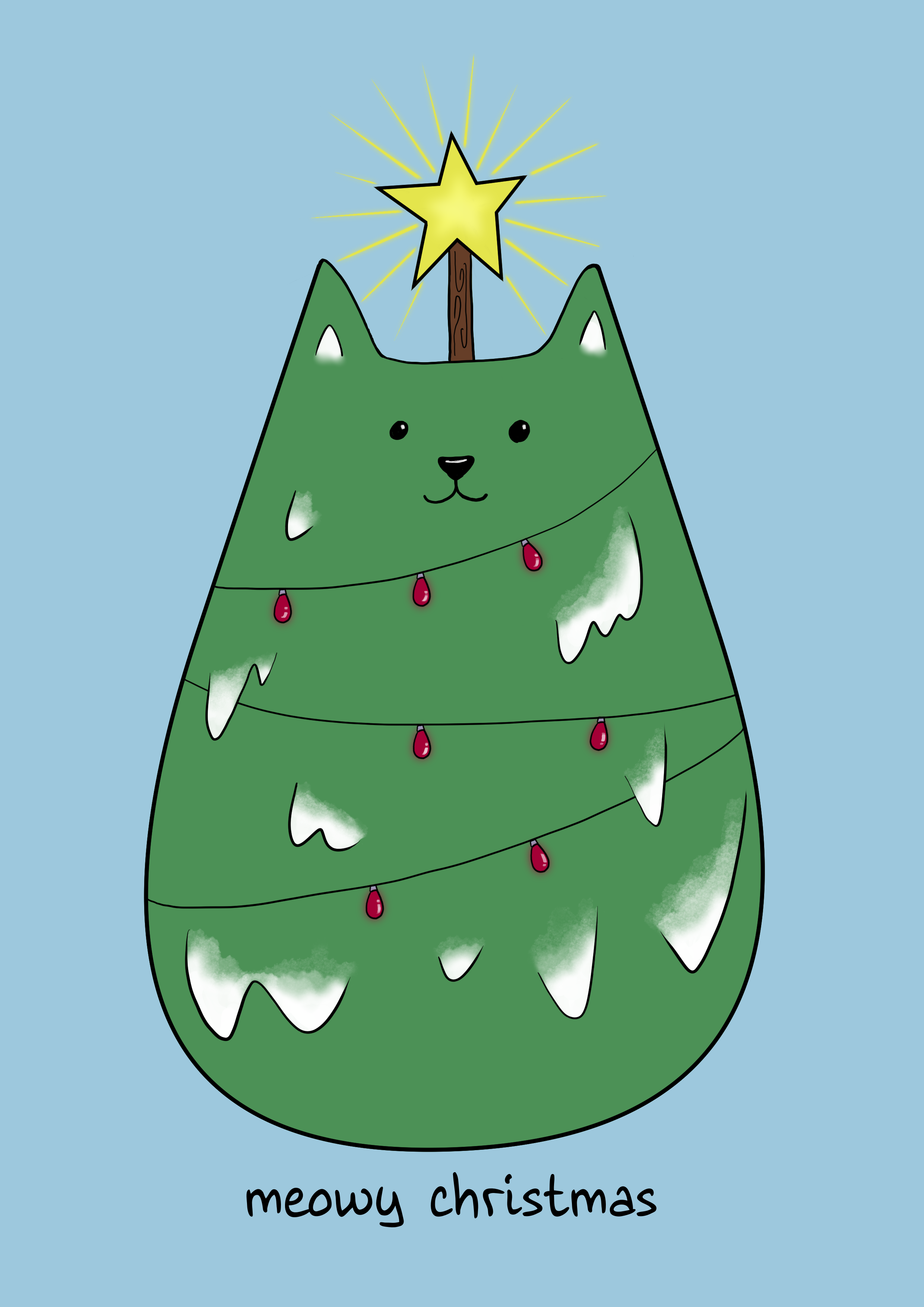 Meowy Christmas (Christmas Card 2022 Design)